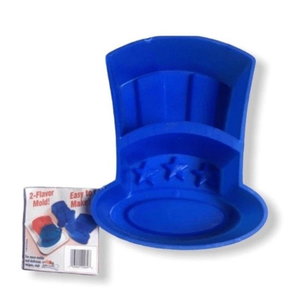 Vintage Jell-O Uncle Sam 2 Flavor Mold NEW
